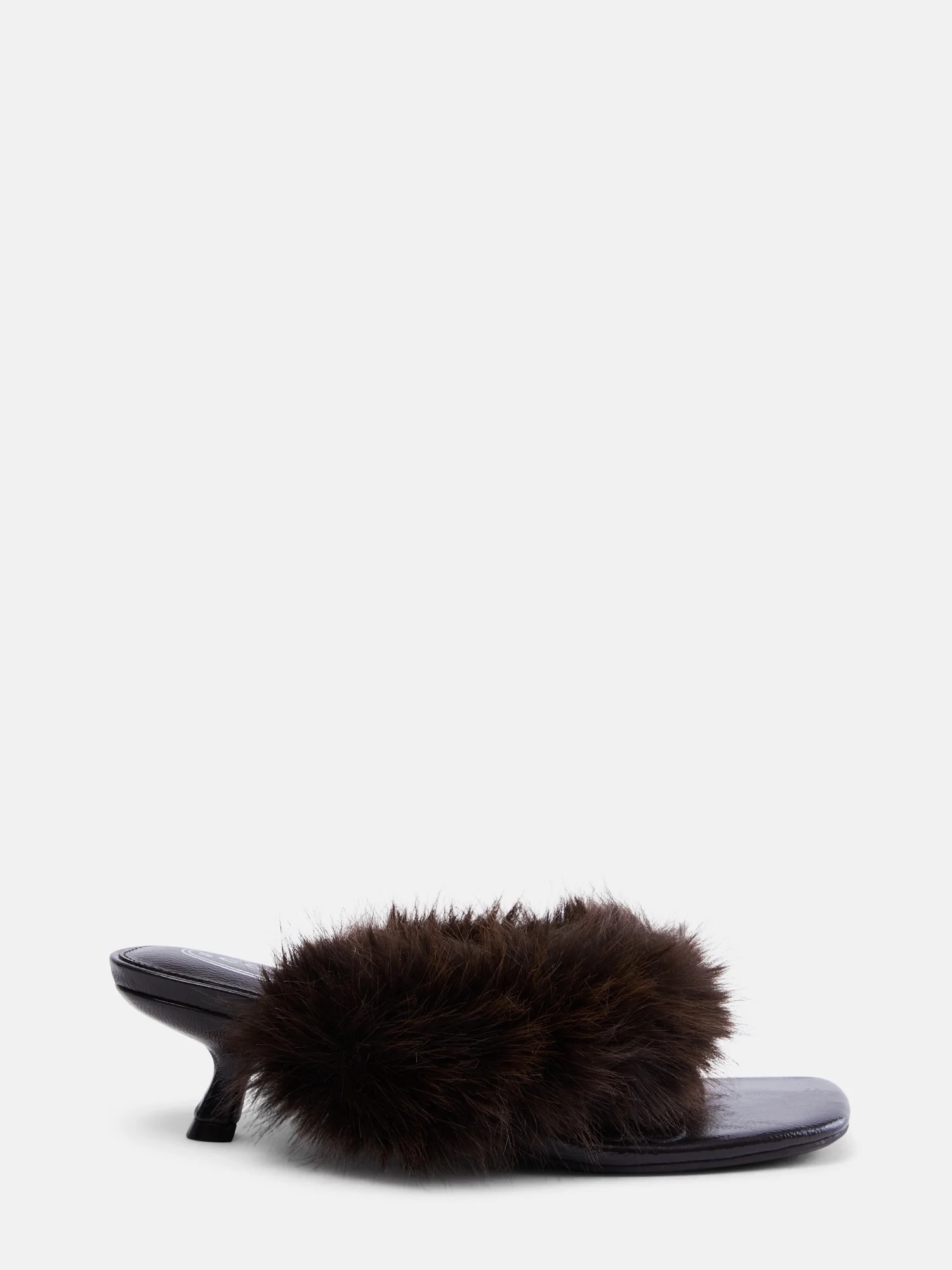 Scoop Women's Faux Fur Kitten Heels | Walmart (US)