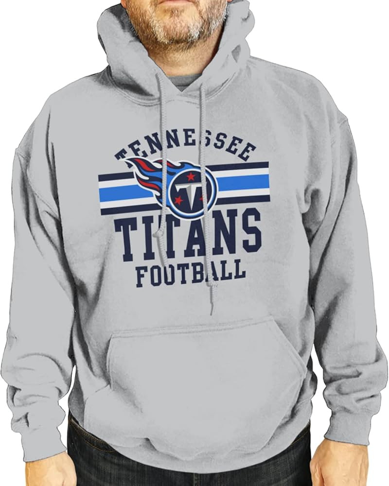 Team Fan Apparel NFL Team Stripe Hooded Sweatshirt- Soft Pullover Sports Hoodie for Men & Women -... | Amazon (US)