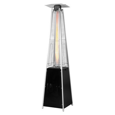 Nuu Garden 48000-BTU Black Steel Floorstanding Liquid Propane Patio Heater | Lowe's