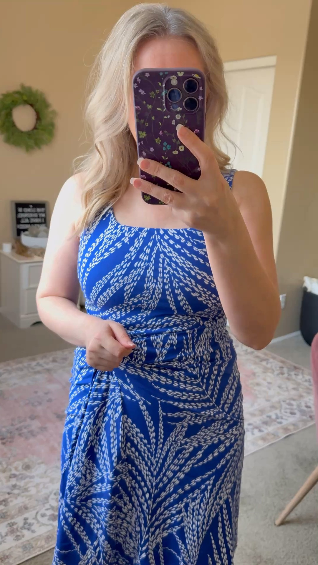 This cute dress is perfect for summer vacations. It’s made from a soft cotton blend knit and has a wrap-inspired mini style with a twist for an extra flattering finish. It’s from Loft and is currently on sale.

#LTKPetite #LTKSeasonal #LTKOver40 #LTKSaleAlert