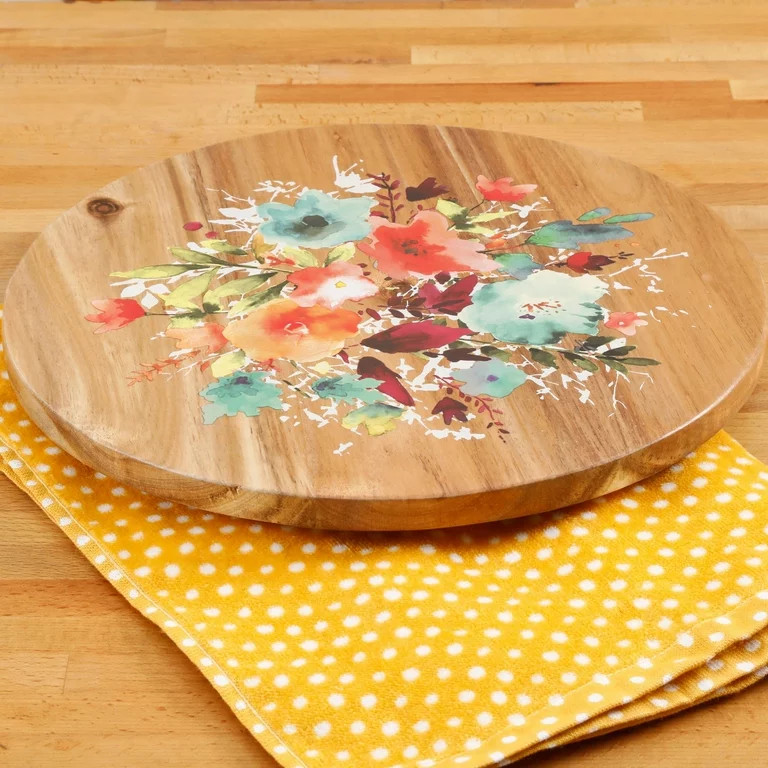 The Pioneer Woman Willow 12-Inch Revolving Food Server | Walmart (US)