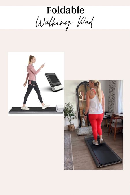 Folding compact walking pad treadmill can fit under desk and fold to be stored away  

#LTKhome #LTKfit #LTKFind