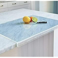 Clear Cutting Board for Kitchen with Lip with Non Slip 24" Wide x 18" Long AZM Displays | Amazon (US)