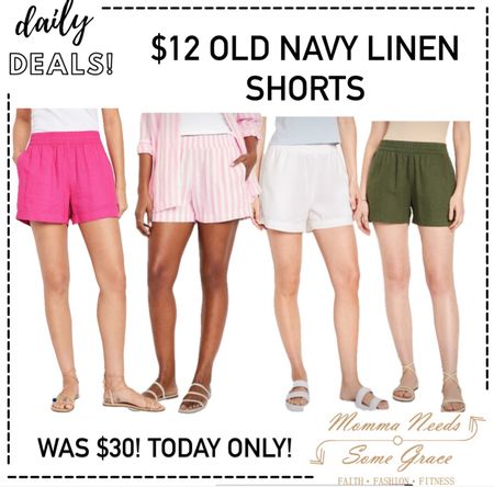 Old Navy Linen shorts on sale! Today only! 

#LTKSeasonal #LTKstyletip #LTKfindsunder100