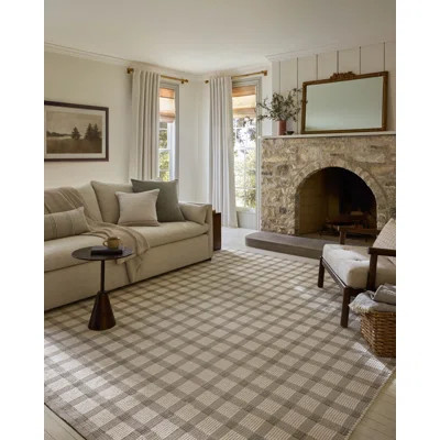 Magnolia Home by Joanna Gaines x Loloi Ryder Stone / Ivory Area Rug | Wayfair North America