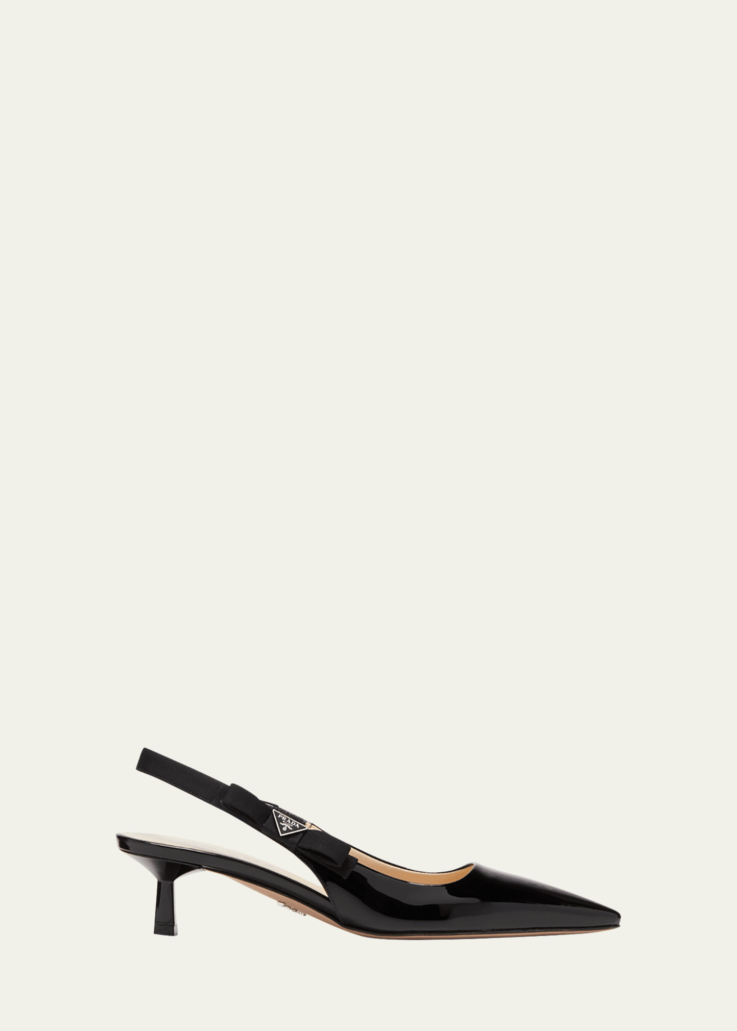 Prada Patent Bow Slingback Pumps | Bergdorf Goodman