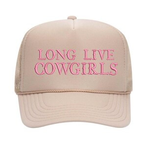 Long Live Cowgirls Embroidered Trucker Hat, Cowgirl Hat,foam Trucker Hat, Country Girl Hat, Weste... | Etsy (US)