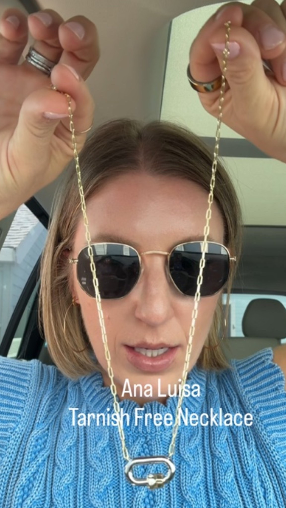 Love this tarnish free gold necklace with silver accent! Shop Ana Luisa with a 2 years tarnish free gaurantee!!!

#LTKmomlife #LTKdayinmylife