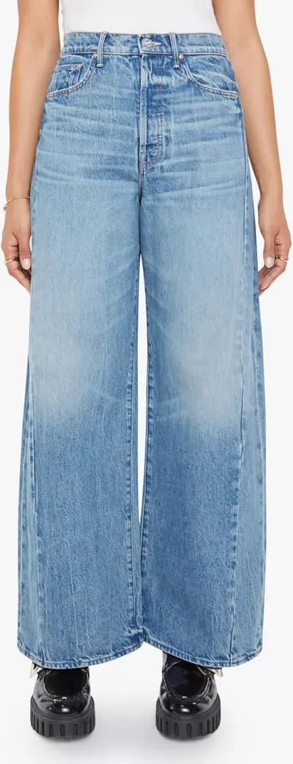 Pipe Dream Button Sneak High Waist Wide Leg Jeans Folk Star) | Nordstrom
