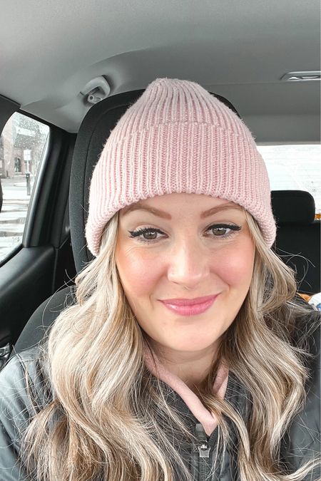 My grocery shopping look was cozy and warm and had me dreaming of spring with all the pink 💕 my beanie is from a couple years ago but I linked a few similar ones

#LTKbeauty #LTKfitness #LTKfindsunder50