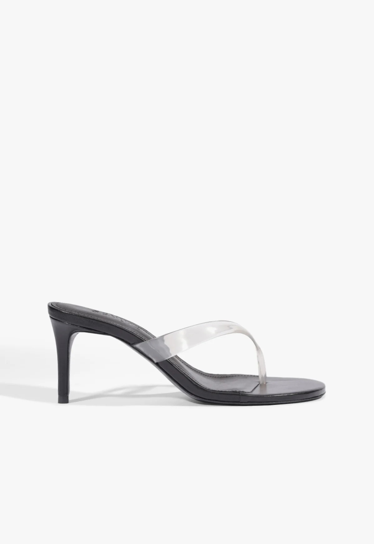 Roslyn Black Mid Stiletto Heel Sandal | Schutz (US)