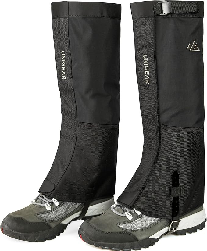 Unigear Leg Gaiters, 1000D Fabric Waterproof Boot Gaiters for Hiking Walking Climbing Hunting Ski... | Amazon (US)