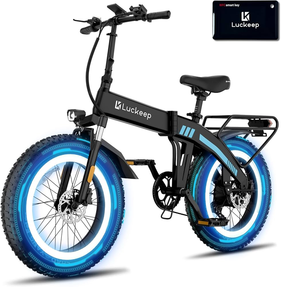 Electric Bike for Adults1200W Peak Motor 28MPH,20'' x 4.0 Fat Tire Electric Bicycle Foldable,48V ... | Amazon (US)