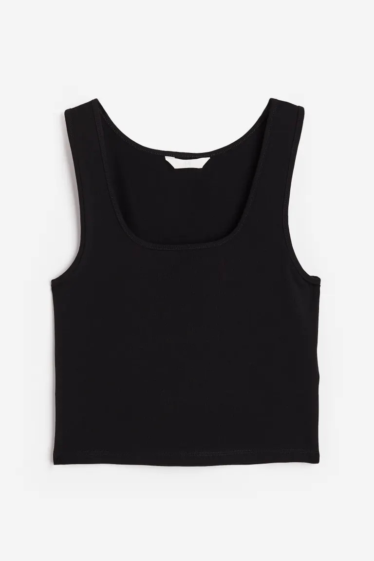 Débardeur court | H&M (FR, IT, ES, PT, BE)