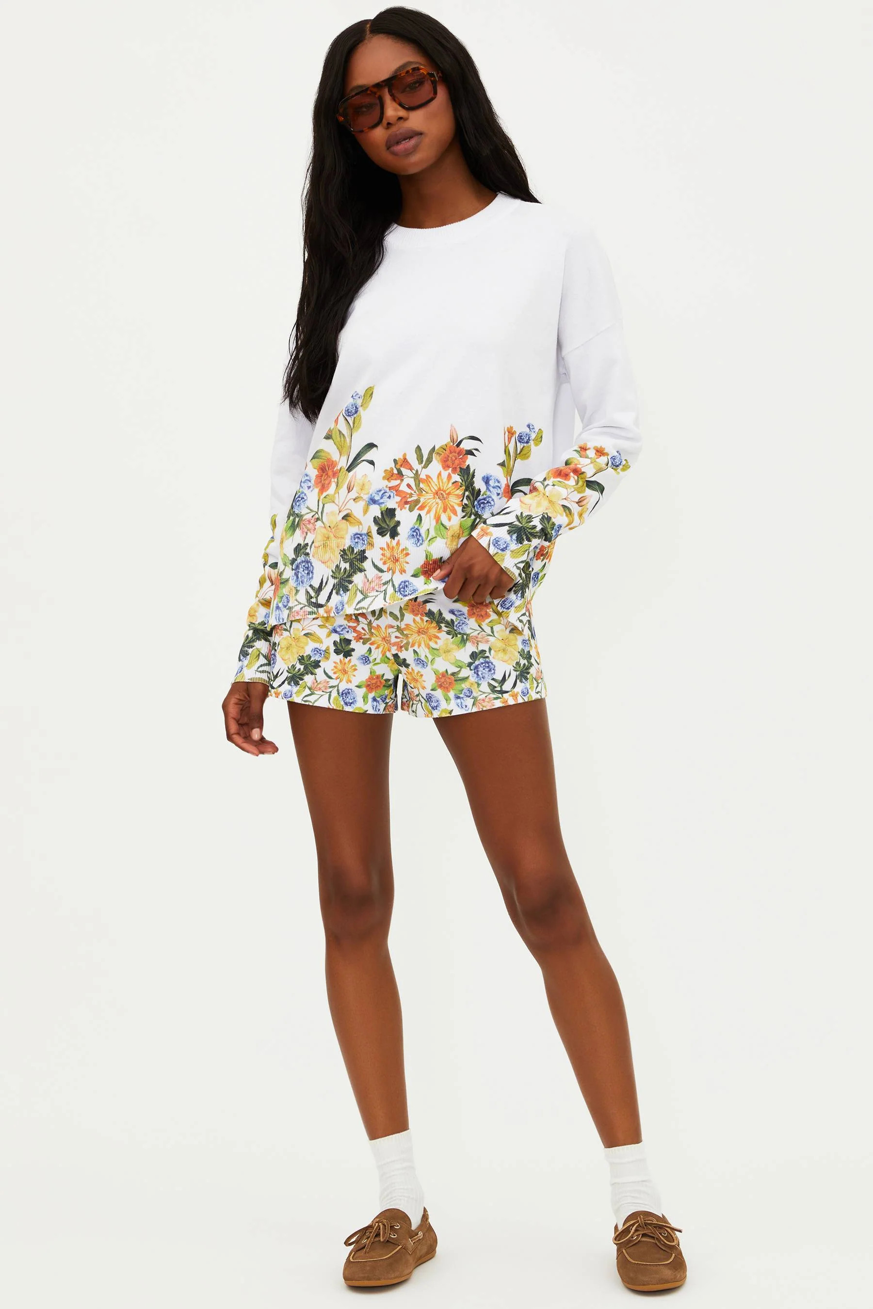 Balboa Short Buttercream Bloom | Lounge Short | Beach Riot | Beach Riot