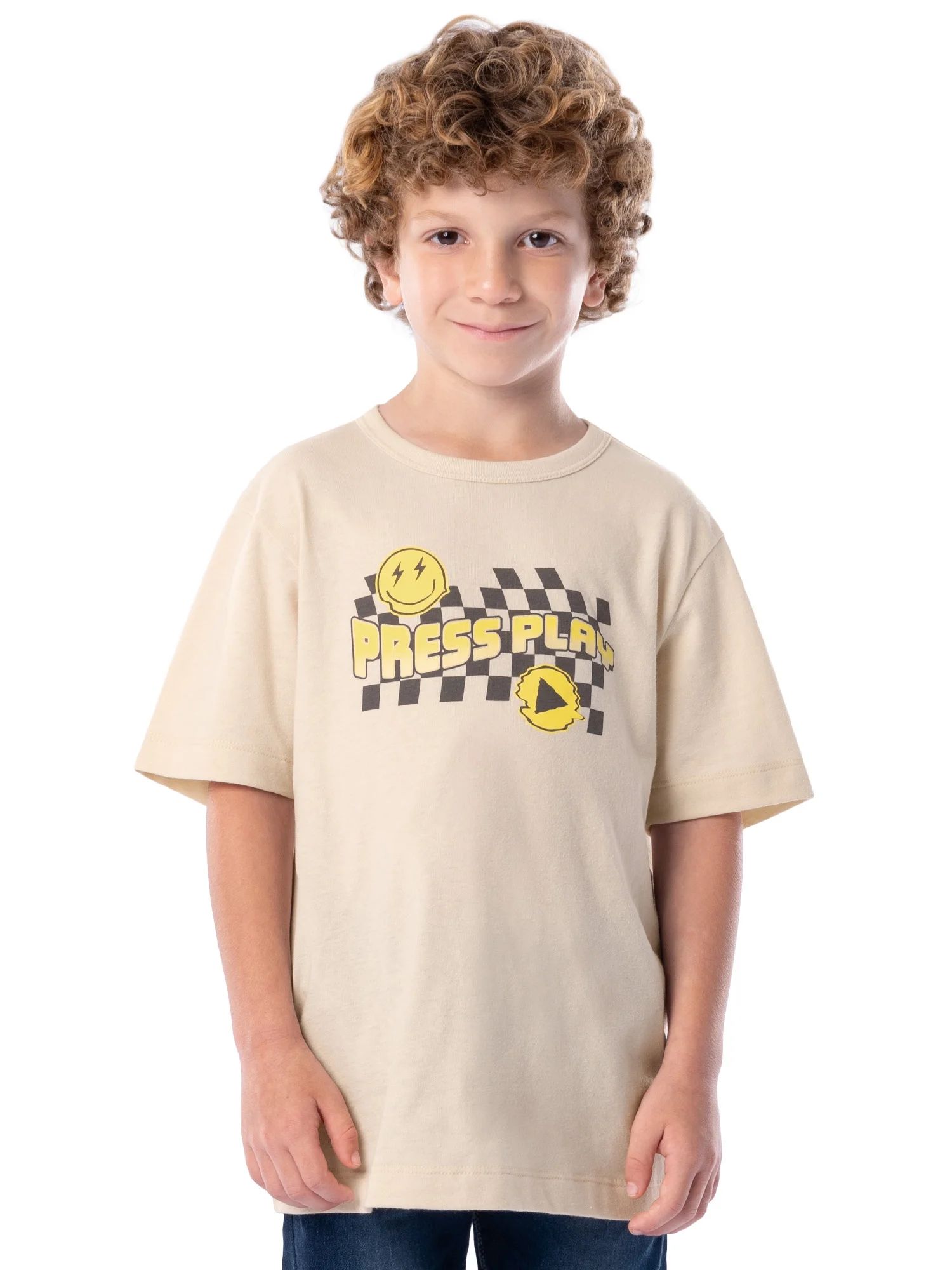 Wonder Nation Boy's Short Sleeve Elevated Graphic T-Shirt, Sizes 4-18 & Husky | Walmart (US)