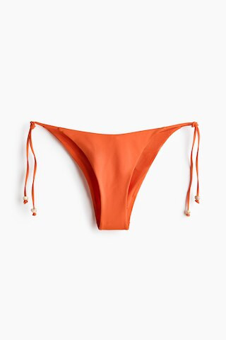 H & M - Tie Bikini Bottoms - Orange | H&M (US + CA)