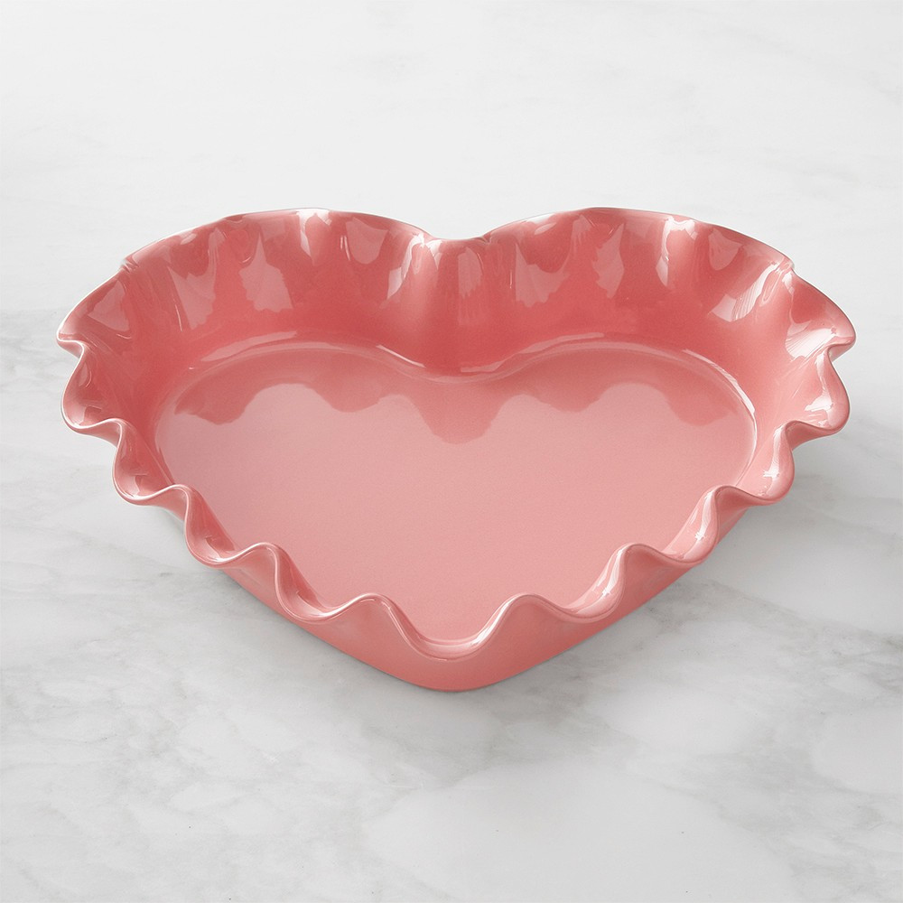 Emile Henry French Ceramic Ruffle Heart Pie Dish | Williams-Sonoma