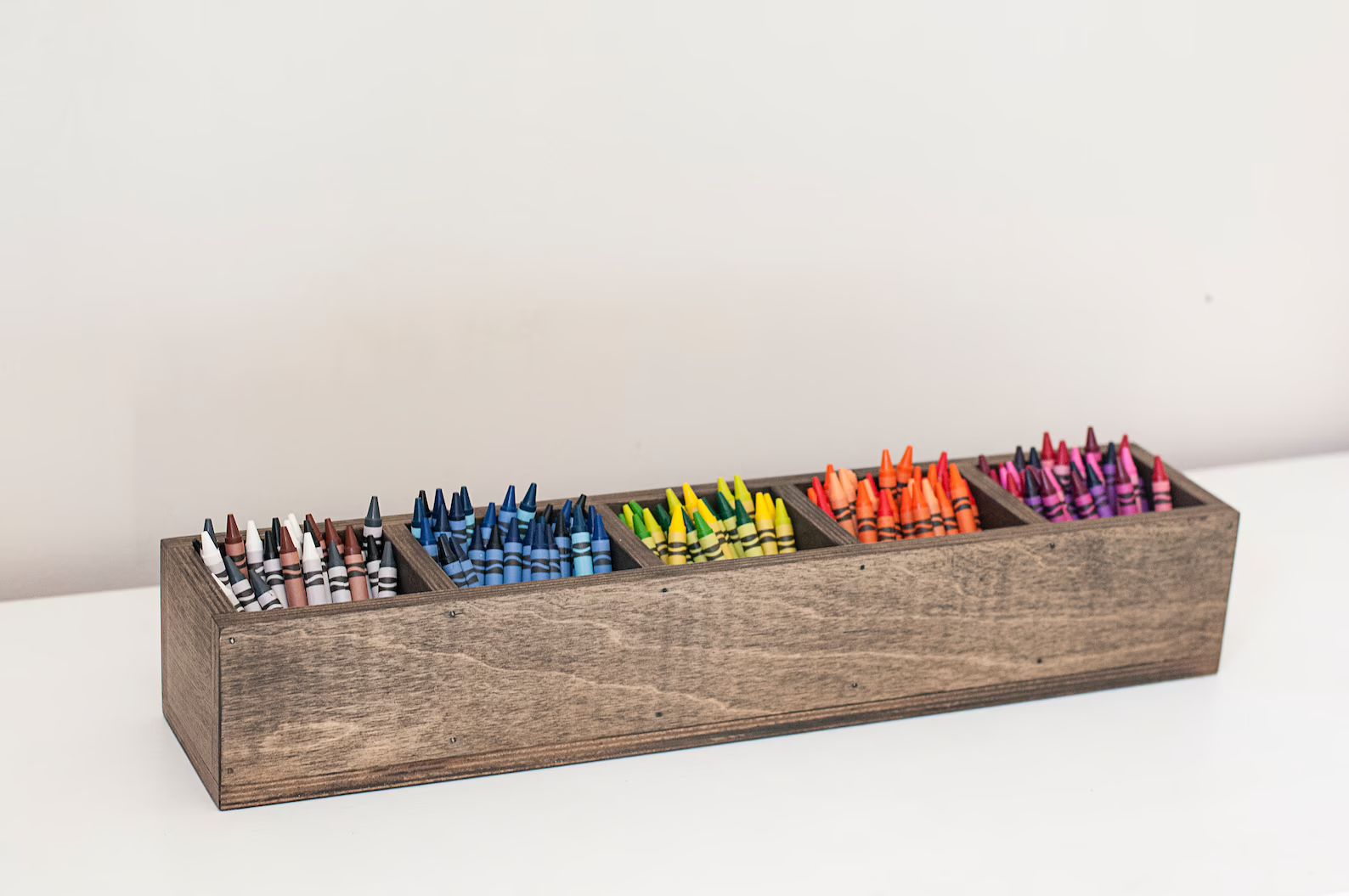 Wooden Crayon Holder Box Classroom Art Station Organization | Etsy | Etsy (US)