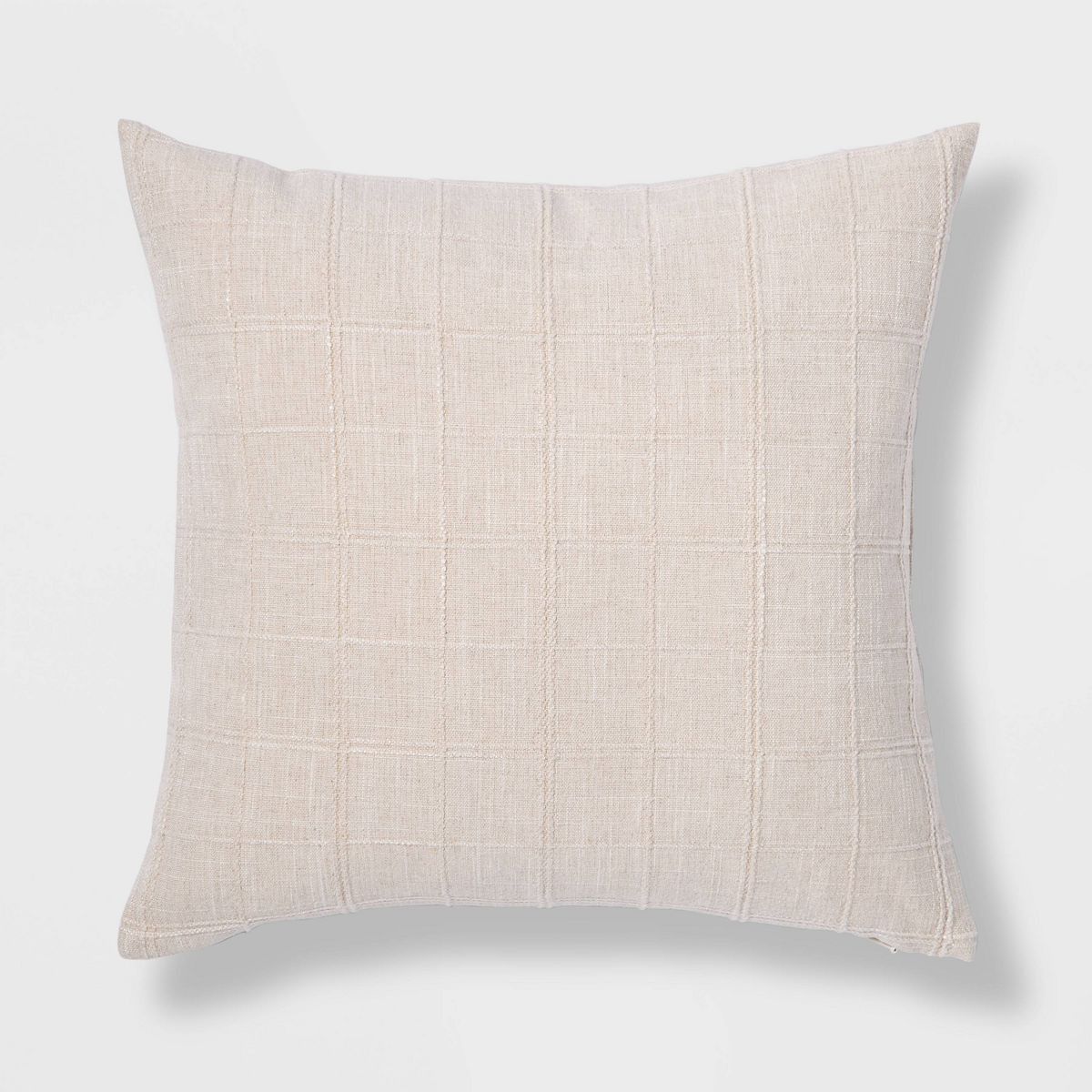 Woven Washed Windowpane Throw Pillow - Threshold™ | Target