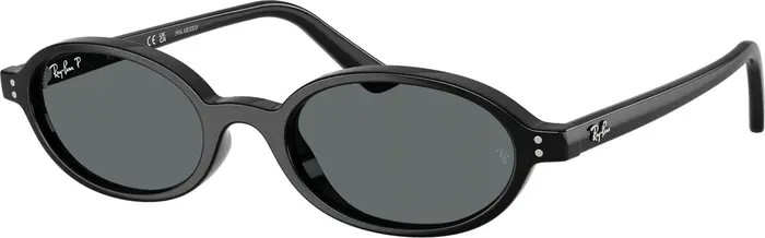 51mm Polarized Oval Sunglasses | Nordstrom