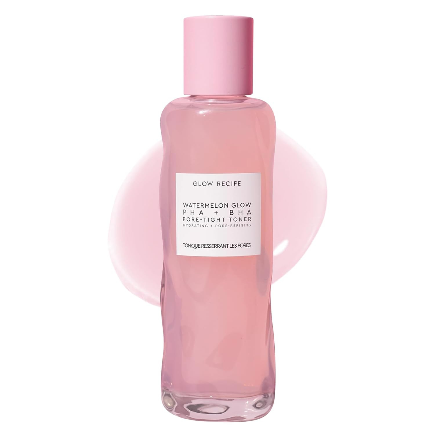 Glow Recipe PHA + BHA Face Toner, Korean Exfoliating Toner for Pores, Gentle Chemical Exfoliant + Hydrating Toner, Watermelon, Cactus Water + Glycerin (150ml) | Amazon (US)