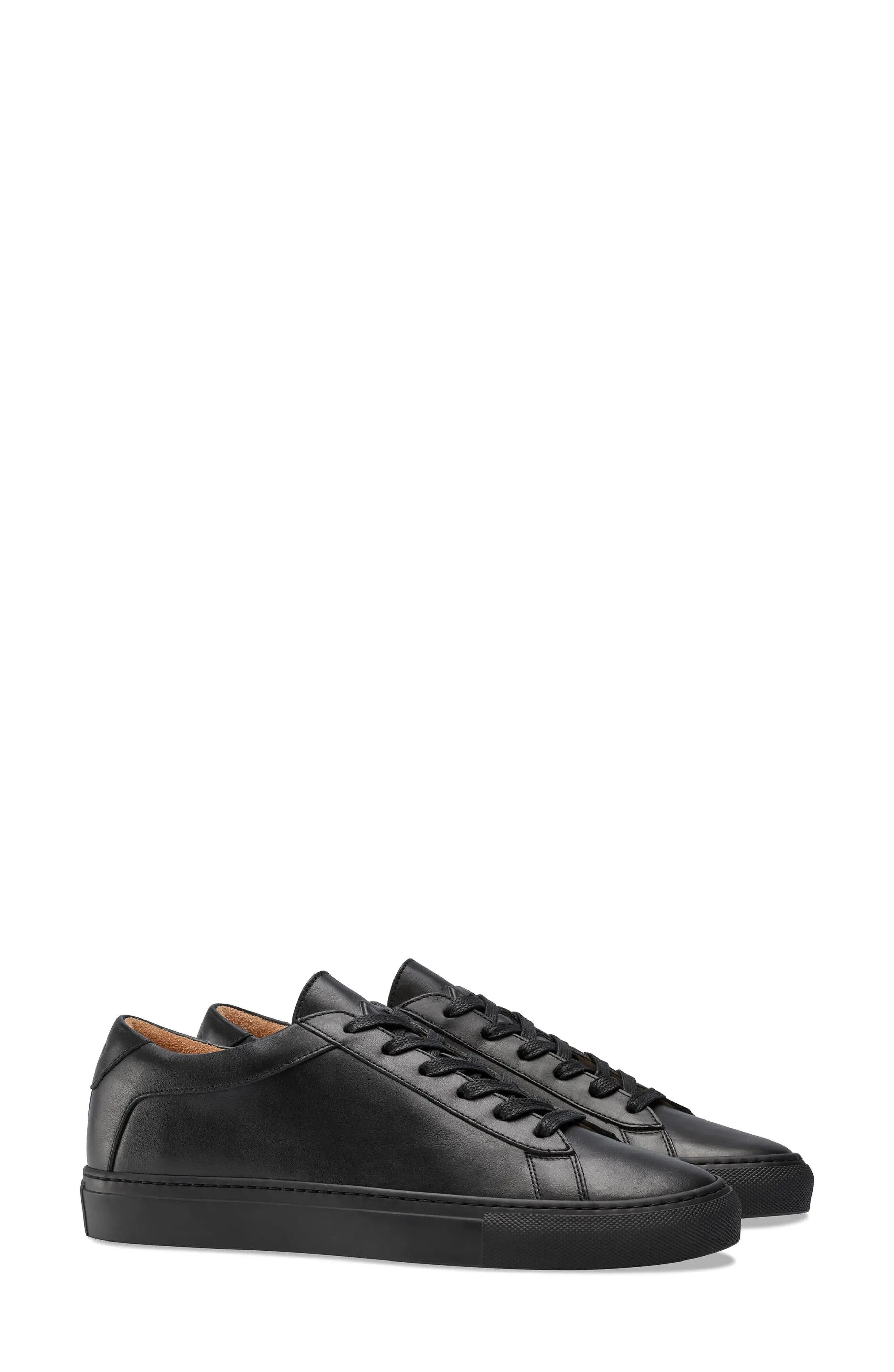 Koio Capri Leather Sneaker in Nero at Nordstrom, Size 10 | Nordstrom