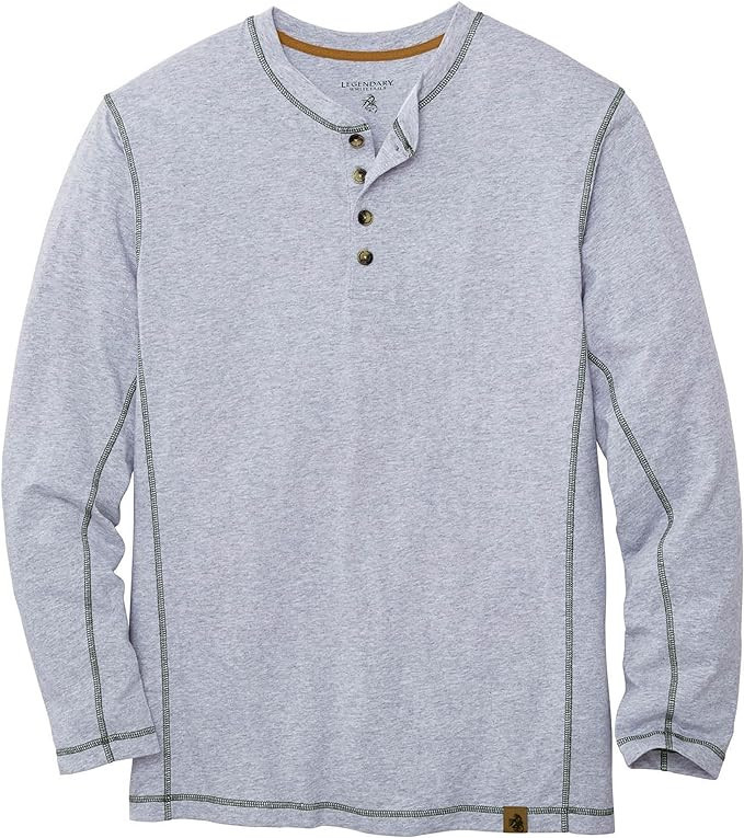 Legendary Whitetails Men's Maverick Slub Henley Shirt | Amazon (US)