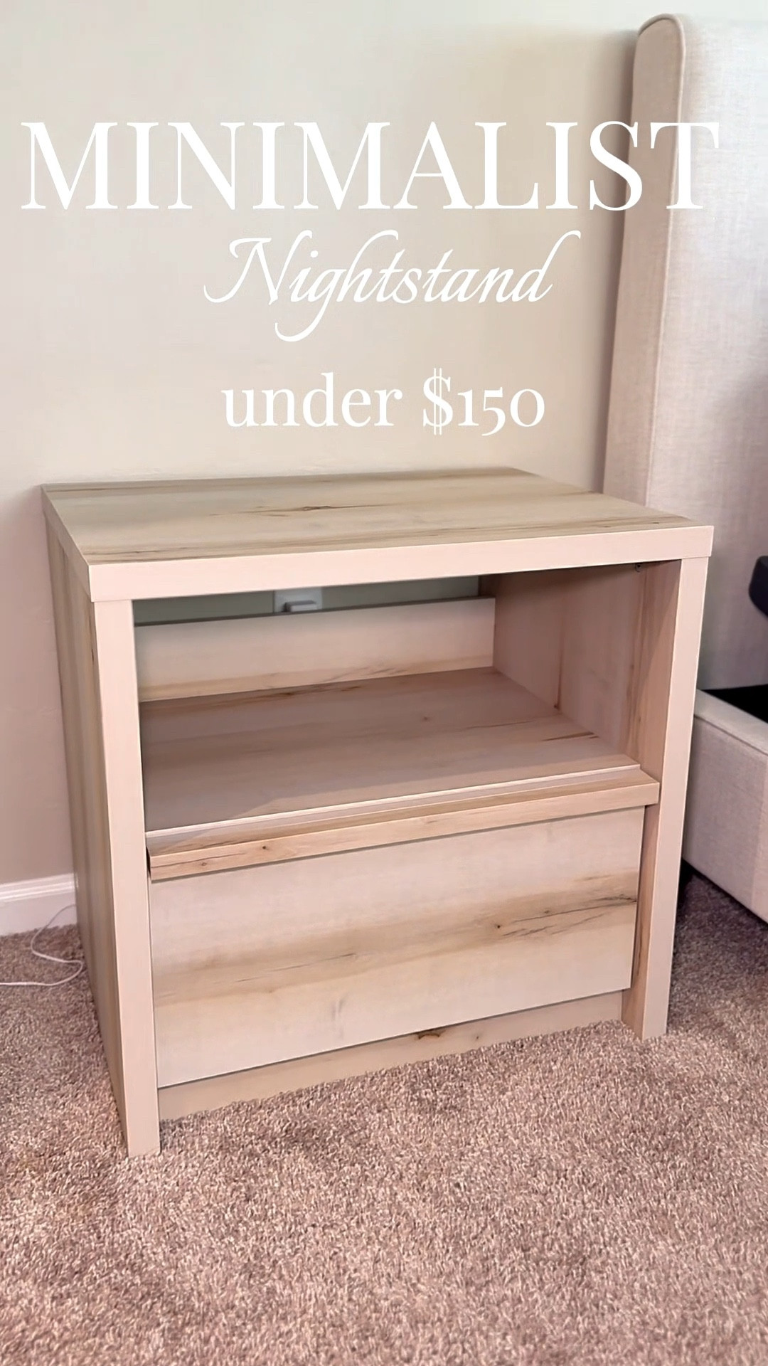 minimalist nightstands that actually make my bedroom feel put together 🤌🏻

#LTKHome #LTKdayinmylife #LTKFindsUnder100