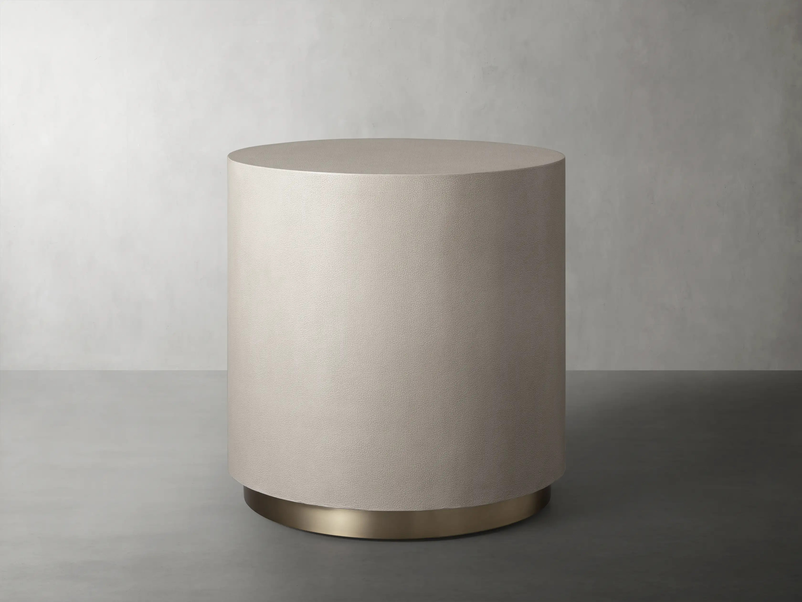 Malone Round Plinth End Table | Arhaus