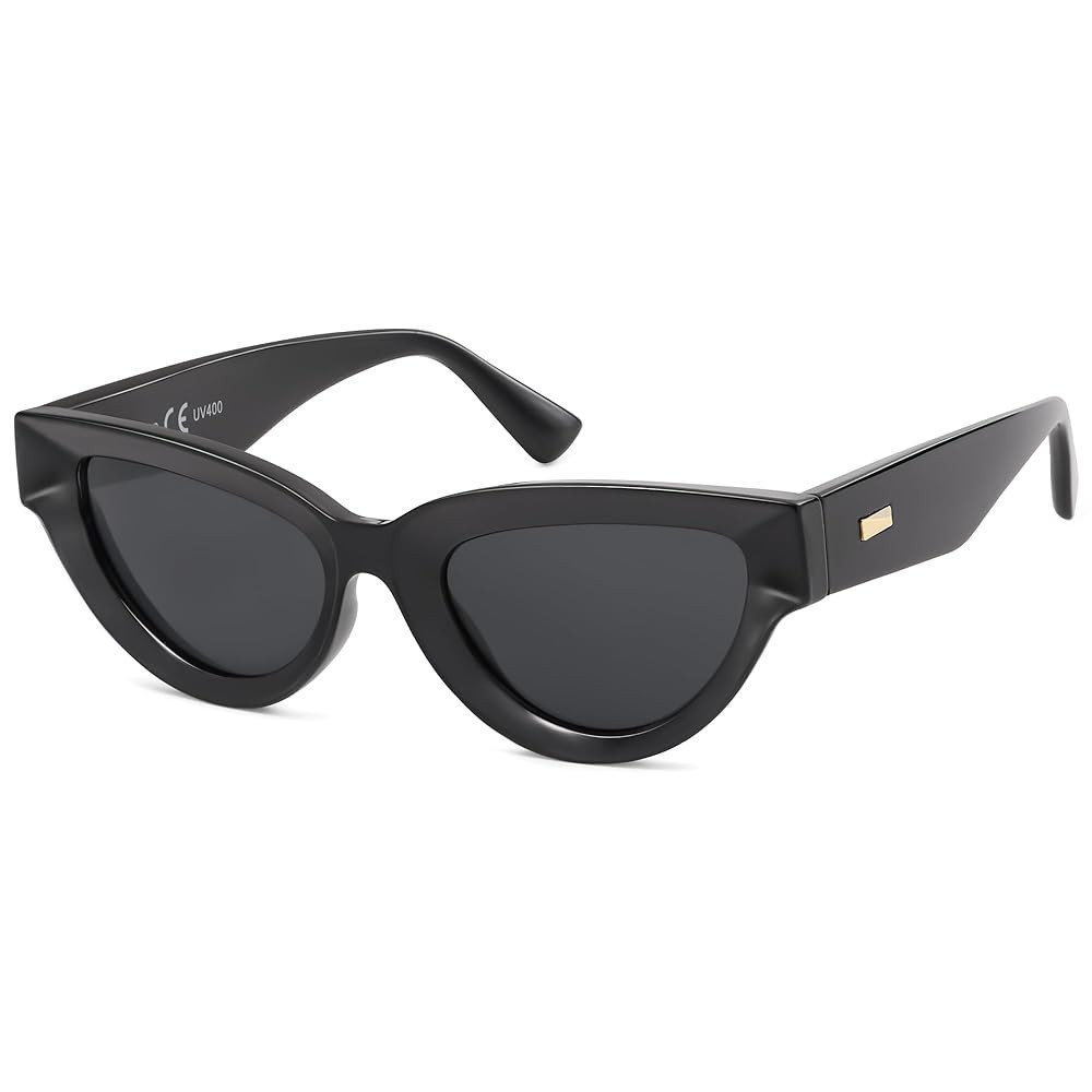 SOJOS Retro Polarized Cat Eye Sunglasses Womens Vintage Shades Trendy Stylish Sunnies SJ2331A | Amazon (US)