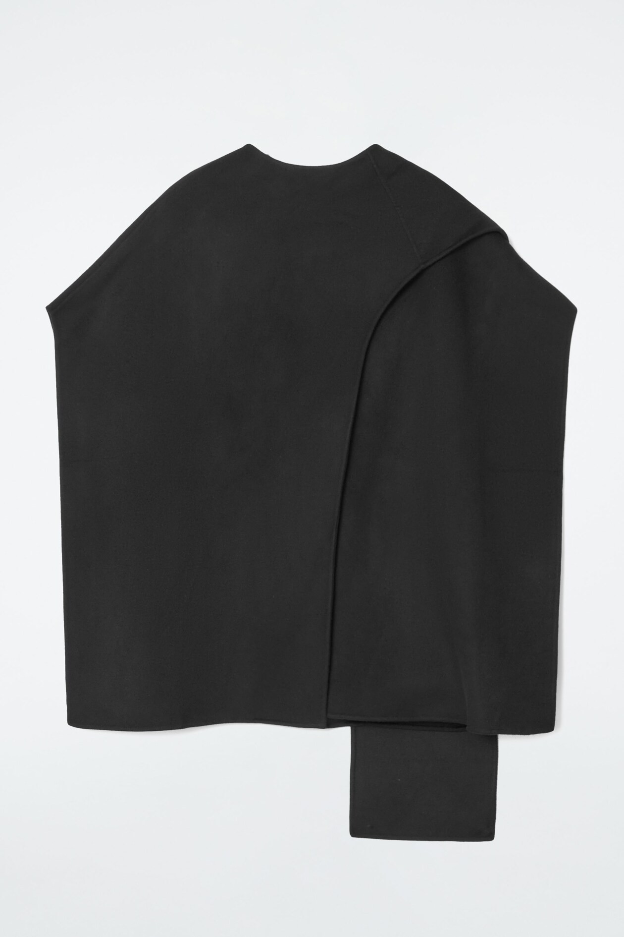 WOOL-BLEND CAPE - BLACK | COS UK
