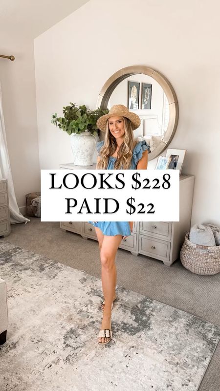 $22 vs $228! You can buy the top and bottoms seperately, and I LOVE that the bottoms are a skort! These are the perfect sets to layer over your swimwear for a pool or beach day, or to wear on their own for a hot summer day. I'm wearing the slides thousands of us have bought and the cute $12.97 hat I wear multiple times each week!

This set runs true to size; I'm wearing a size small in the top and the bottoms, and I'm 5'8" for reference!

You do NOT need to spend a lot of money to look and feel INCREDIBLE!

I’m here to help the budget conscious get the luxury lifestyle.

Spring Fashion / Walmart Fashion / Spring Outfit / Summer Outfit / Affordable / Budget / Women's Casual Outfit / Women's Dressy Outfit / Classic Style / Matching Set / Elevated Style

#LTKsalealert #LTKfindsunder50 #LTKSeasonal