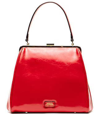 Katherine Crinkled Leather Frame Bag | Dillard's