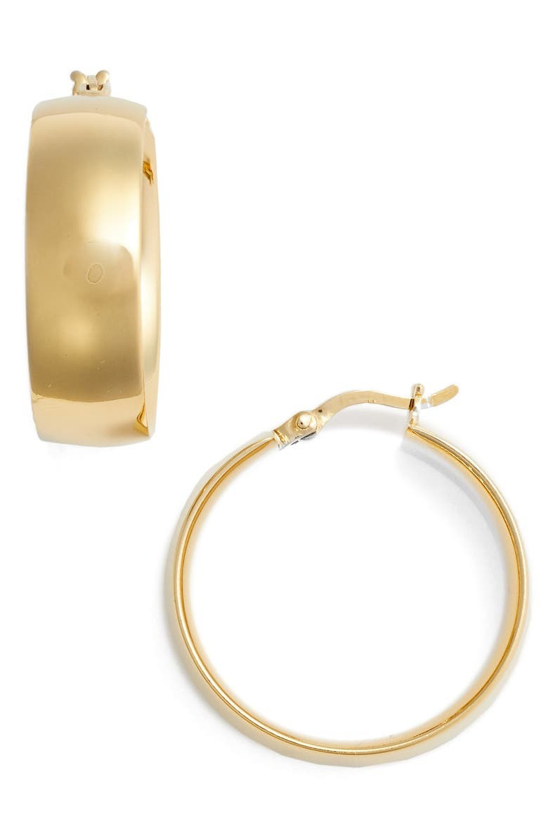 Argento Vivo Flat Edge Hoop Earrings | Nordstrom