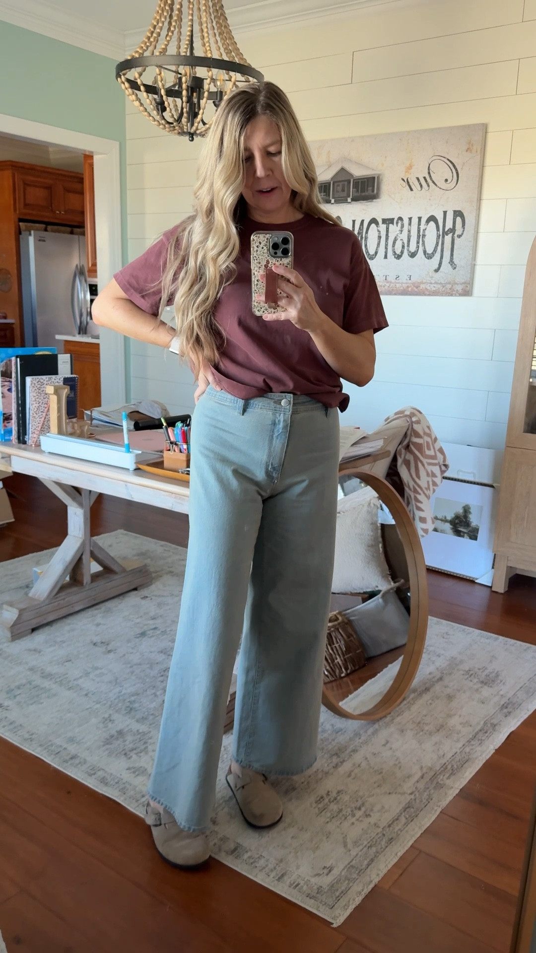 The viral Wide Leg Sailor Jeans from Target are on sale today ONLY for less than $20. They come in several different colors. I sized up one size. 

#LTKStyleTip #LTKSaleAlert #LTKMidsize
