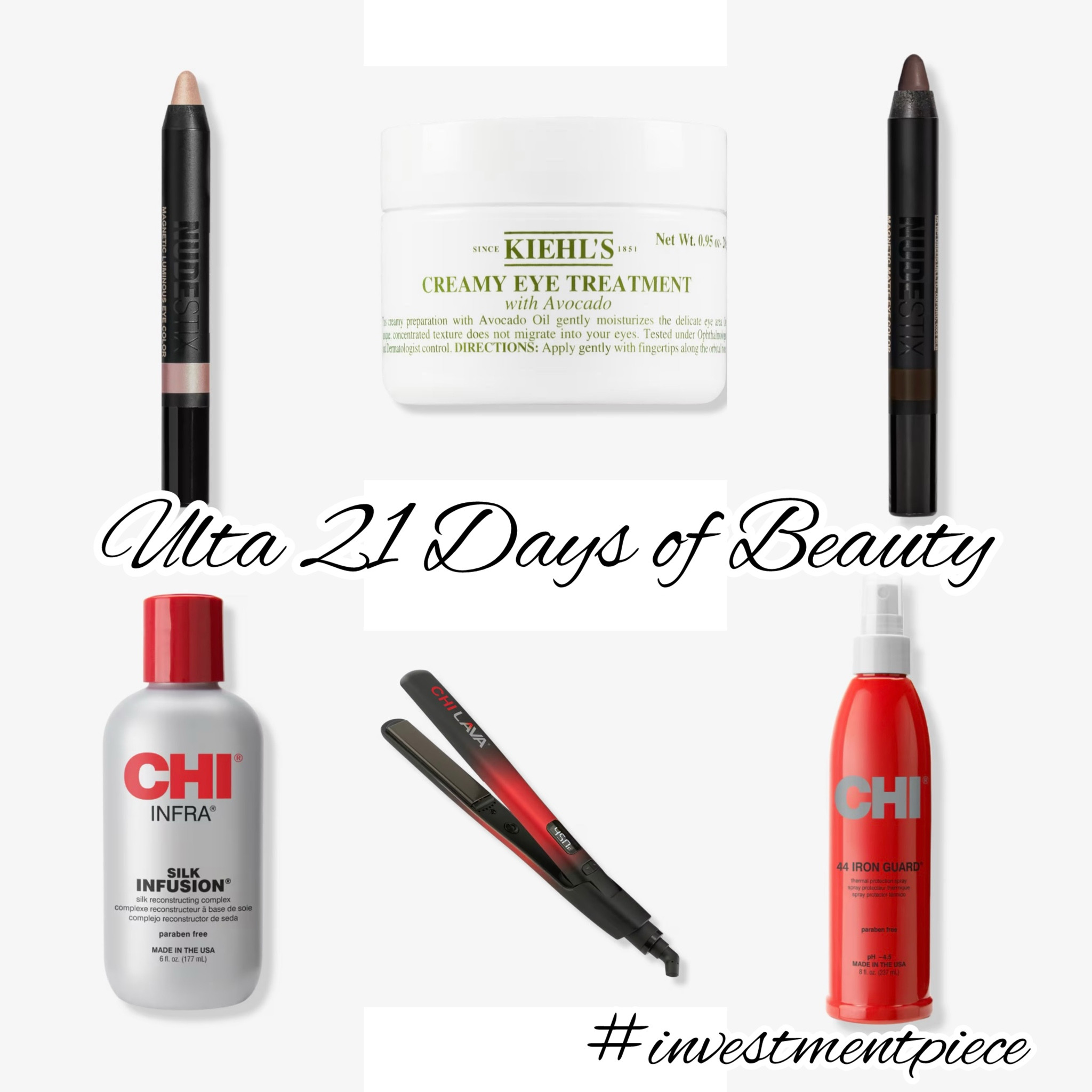 Eyeshadow sticks, eye treatments, hair care and cult fave hair straightener - all 50% off today only @ulta #21daysofbeauty #investmentpiece 

#LTKFindsUnder50 #LTKSaleAlert #LTKBeauty