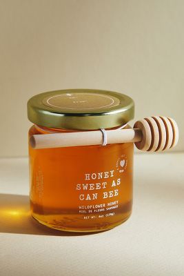 Heartfelt by Anthropologie Sweet As Can Bee Wildflower Honey Jar | Anthropologie (US)