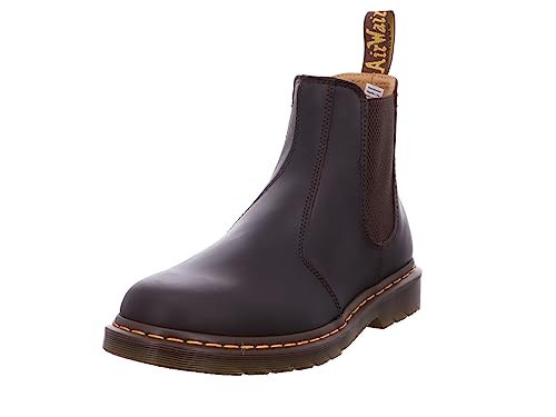 Dr. Martens Men's Chelsea Boots Amphibians, Dark Brown Crazy Horse, 10.5 US | Amazon (US)