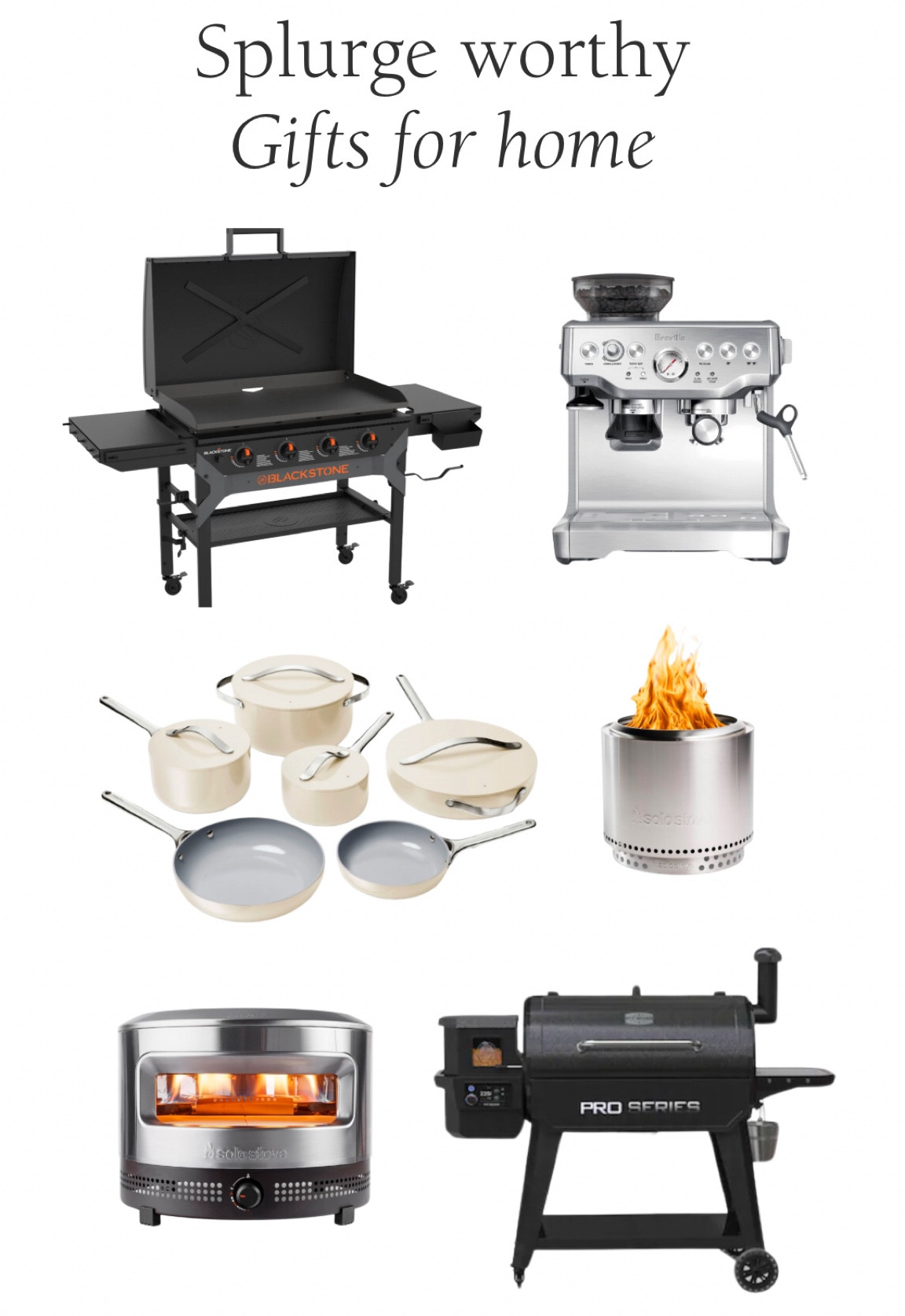 Splurge worth gifts for home! Grills, smokers, espresso machine, non toxic cookware and more!

#LTKSaleAlert #LTKGiftGuide #LTKHome