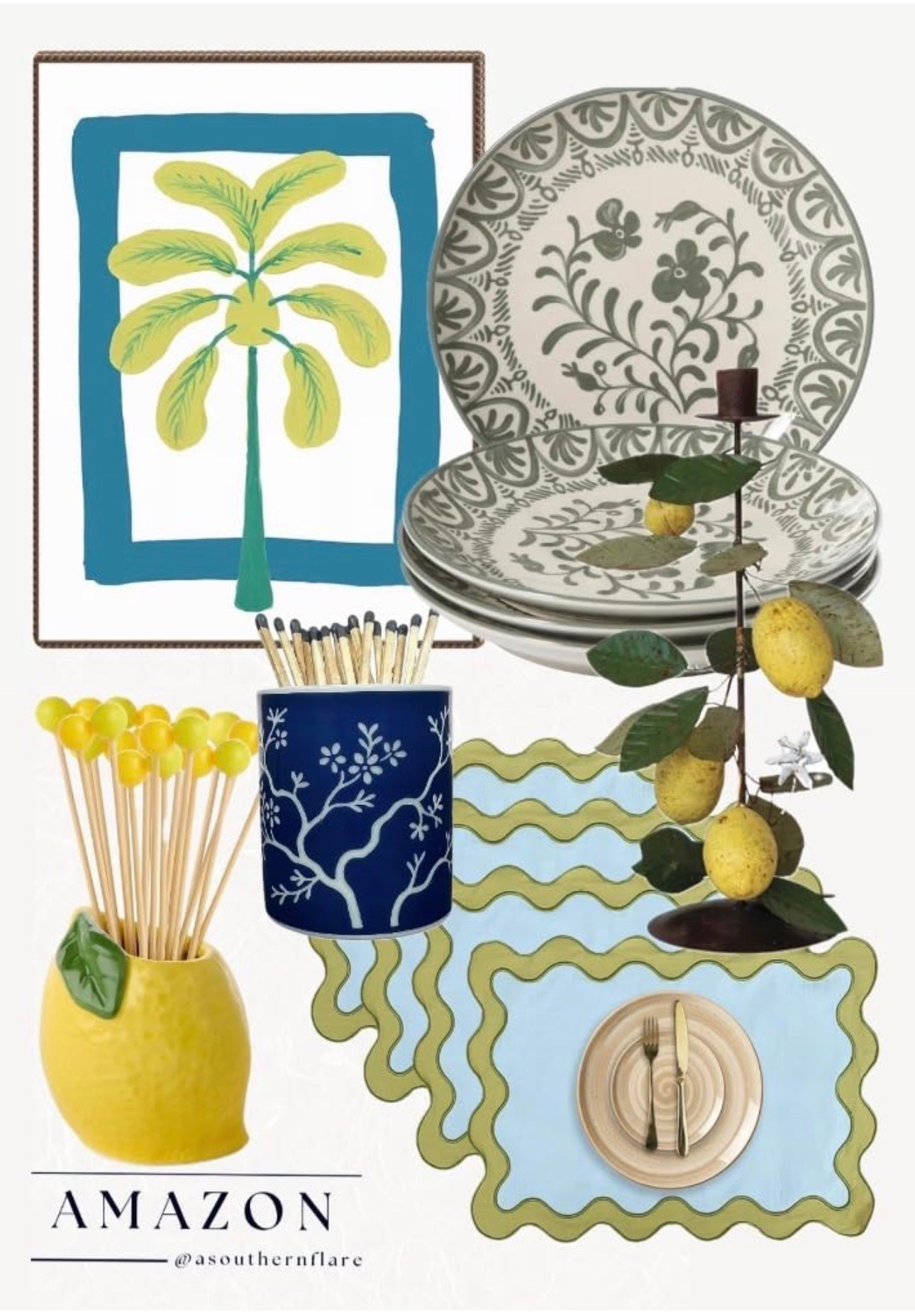 Looking to add some charm to your table? These dinner plates and placemats are perfect for a refreshing update! Art, placemats, soup bowls, kitchen Essentials #HomeDecor #DiningInspo

#LTKHome