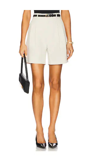 Daniella Shorts in Light Taupe | Revolve Clothing (Global)