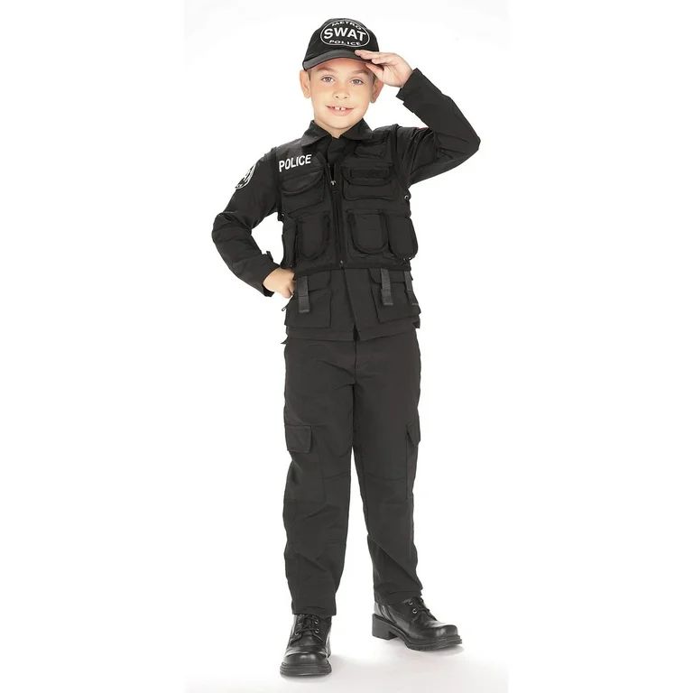 S.W.A.T. Kids Police Costume | Walmart (US)