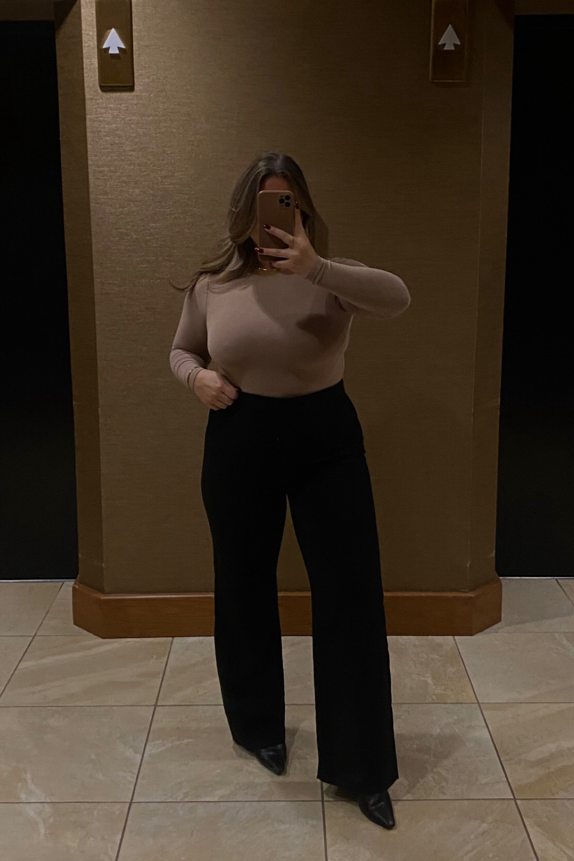 Wearing a size 10 in the trousers and a small in the bodysuit 🫶🏼

#LTKworkwear #LTKCyberWeek #LTKmidsize