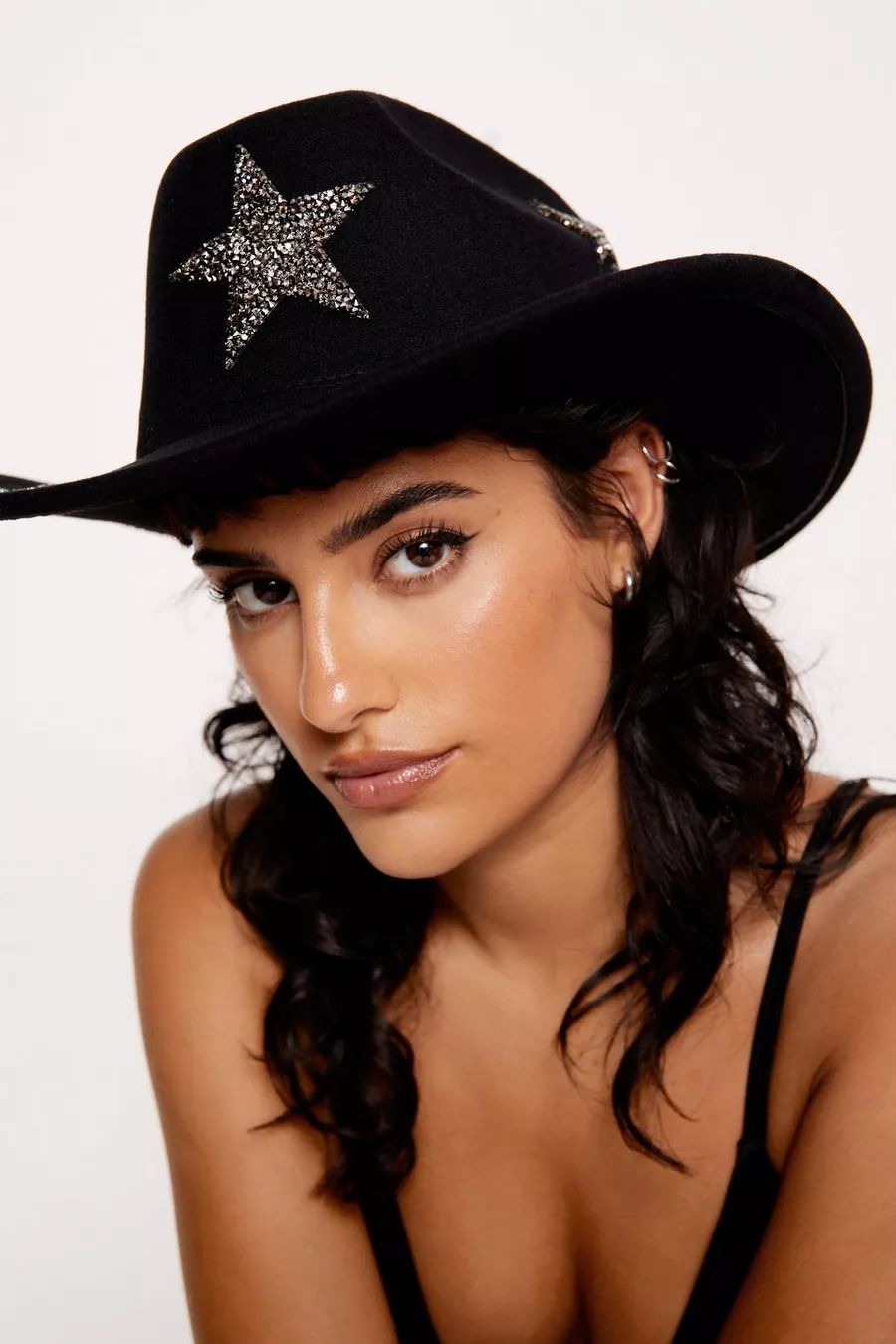 Star Embellished Detail Cowboy Hat | Nasty Gal (US)