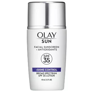 Olay Sun Face Sunscreen Serum And Shine Control - SPF 35 - 1.3 fl oz | Target