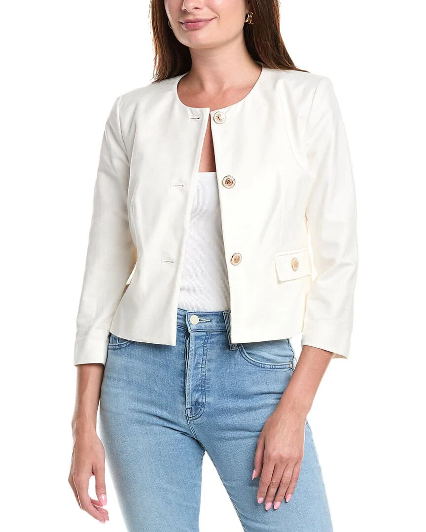 T Tahari Cropped Jacket | Shop Simon