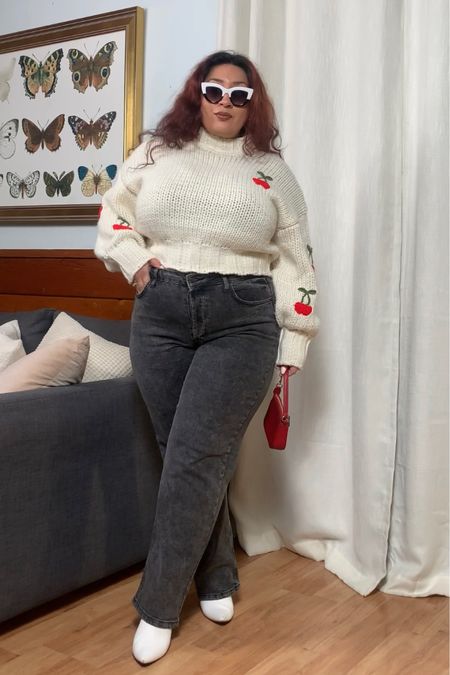 Casual Valentines Day Outfit
Pants I’m wearing a 14 (they are long on me because I’m 5’3)
Sweater wearing an 0x

#LTKplussize #LTKstyletip