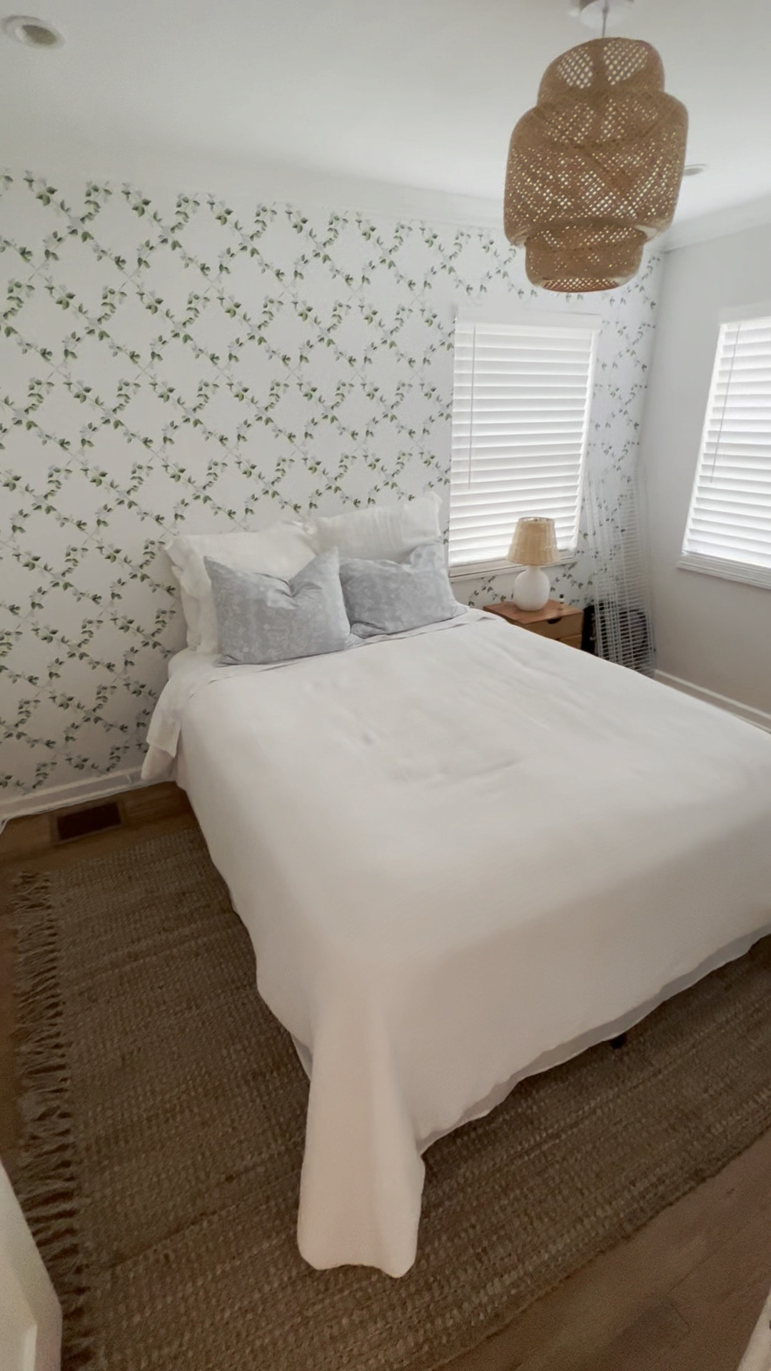 loving how this guest room is coming together!!! still so much to do but the rug adds a ton of texture and warmth to the space. my coastal grandmother dreams are coming true 🌷 can’t link my exact wallpaper (it’s from Loomwell) but linked some of my other favorites!

coastal grandmother, coastal grandmother aesthetic, guest room, guest room decor, jute rug, bedroom rug, wallpaper, coastal grandmother wallpaper, coastal wallpaper, bedroom wallpaper, accent wall

#LTKhome #LTKSeasonal