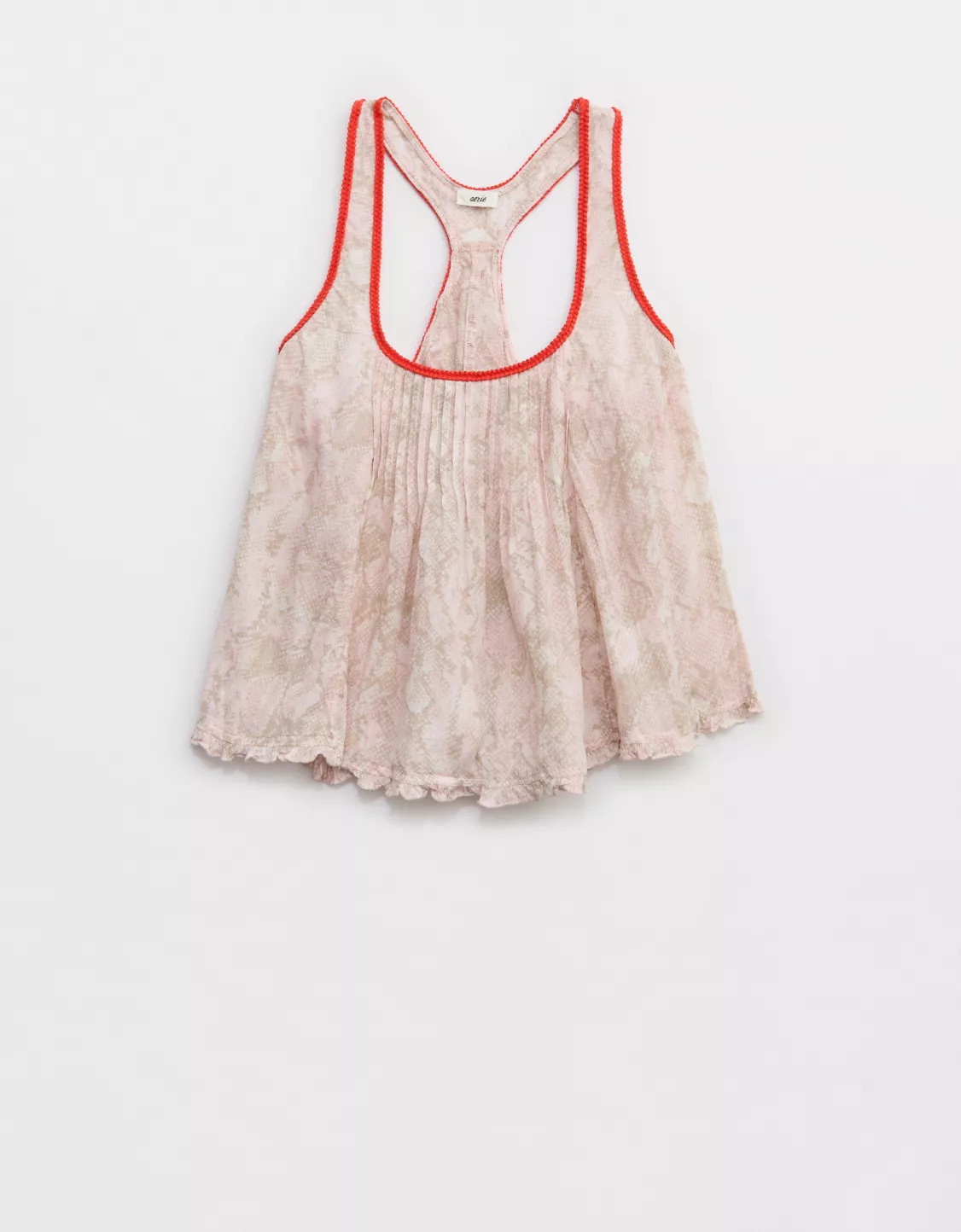 Aerie Woven Scoop Neck Tank Top | Aerie